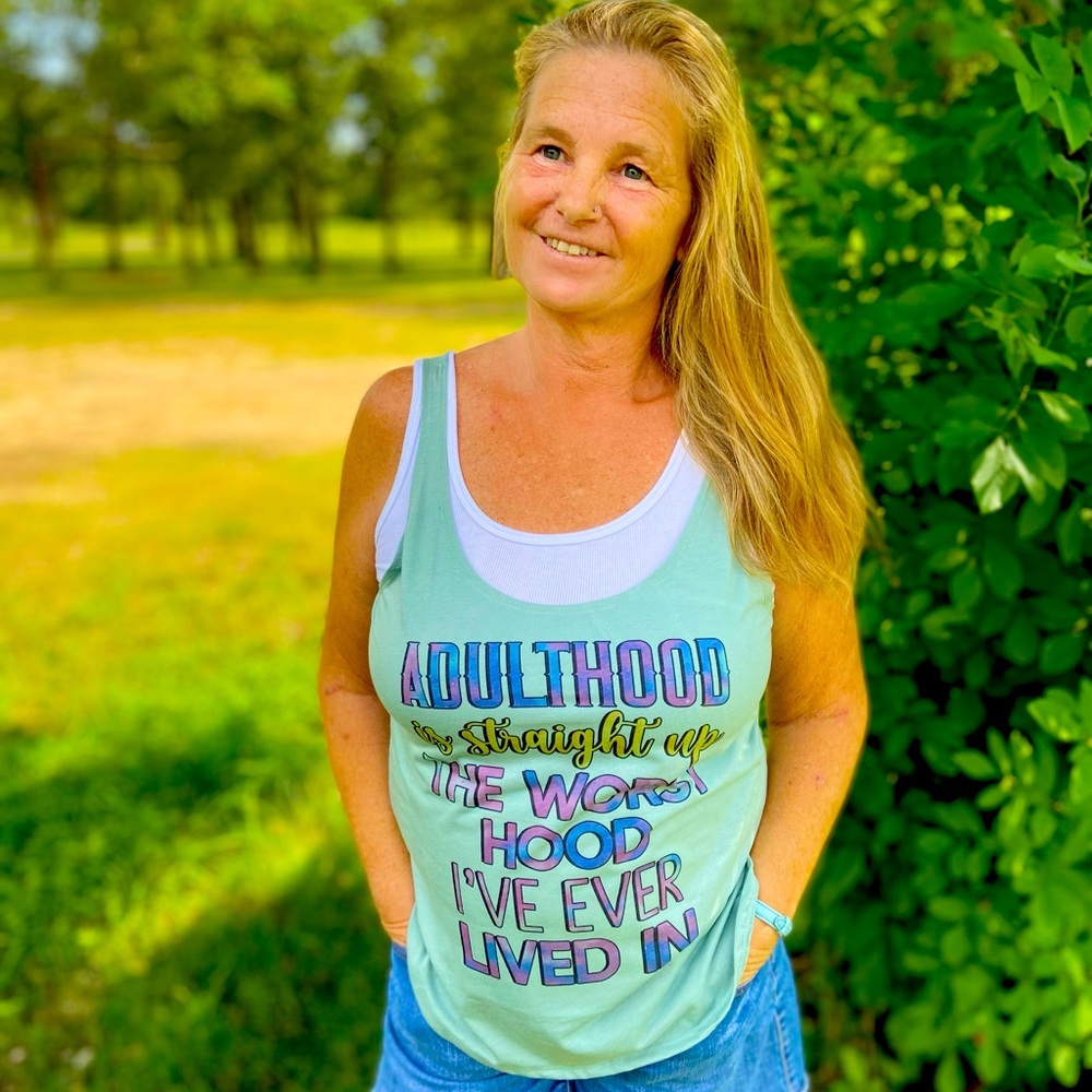 Adulthood tank top